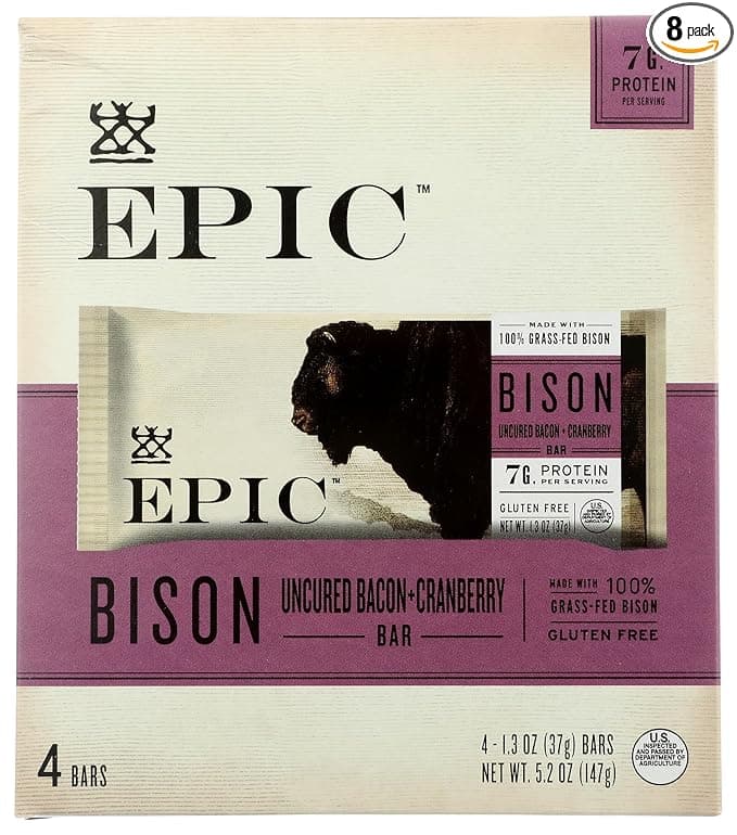 Epic Bison Cranberry Protein Bar