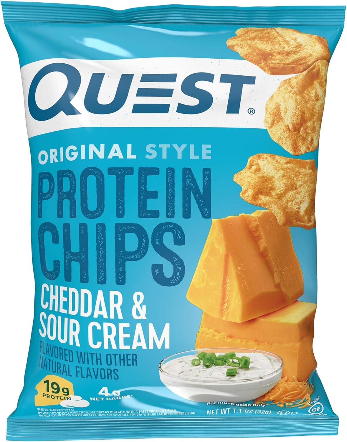 Quest Protein Chips – Cheddar & Sour Cream