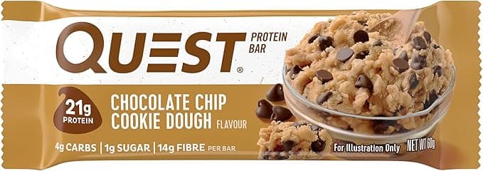Quest Protein Bar Chocolate Chip Cookie Dough