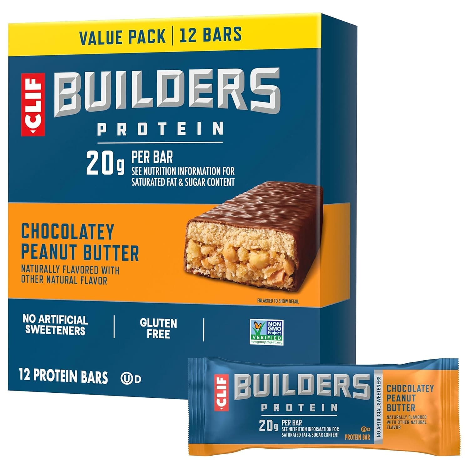 Clif Builder’s Vegan Protein Bar – Chocolate Peanut Butter