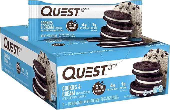 Quest Protein Bar Cookies & Cream