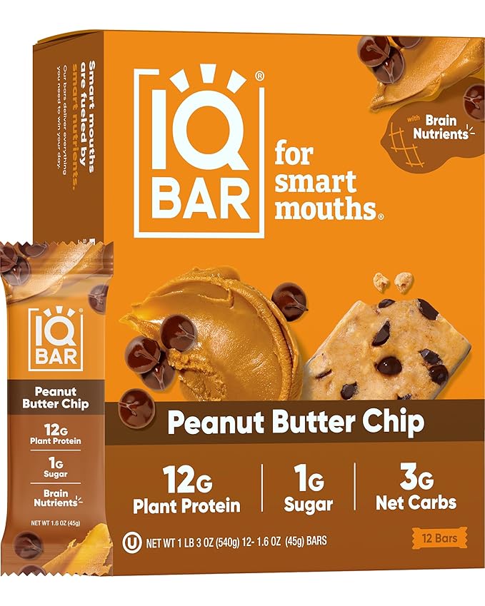 IQBAR Peanut Butter Chip Bar
