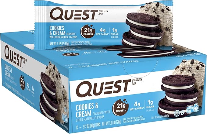 Quest Protein Bar Cookies & Cream